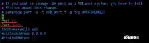 CentOS 7.X Linux更改SSH默认 远程连接 端口号
