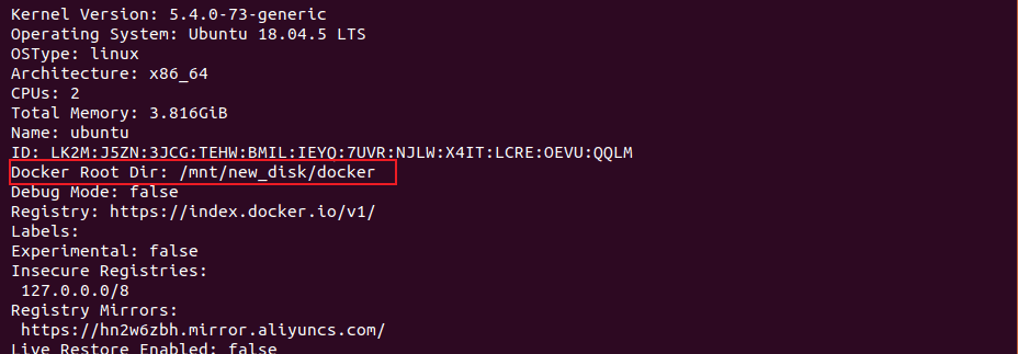 Docker迁移时磁盘空间不足解决办法