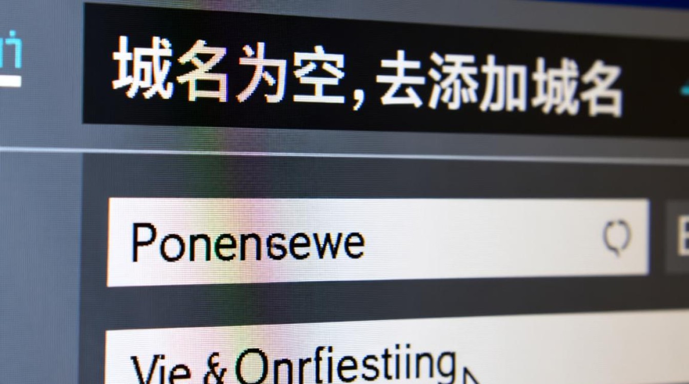 总是提示域名为空去添加域名，到底该怎么操作？
