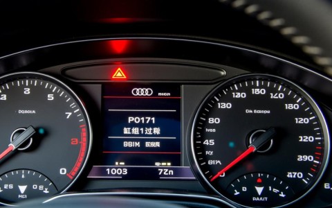 奥迪CDN发动机非怠速缸组1过稀故障该怎么解决？