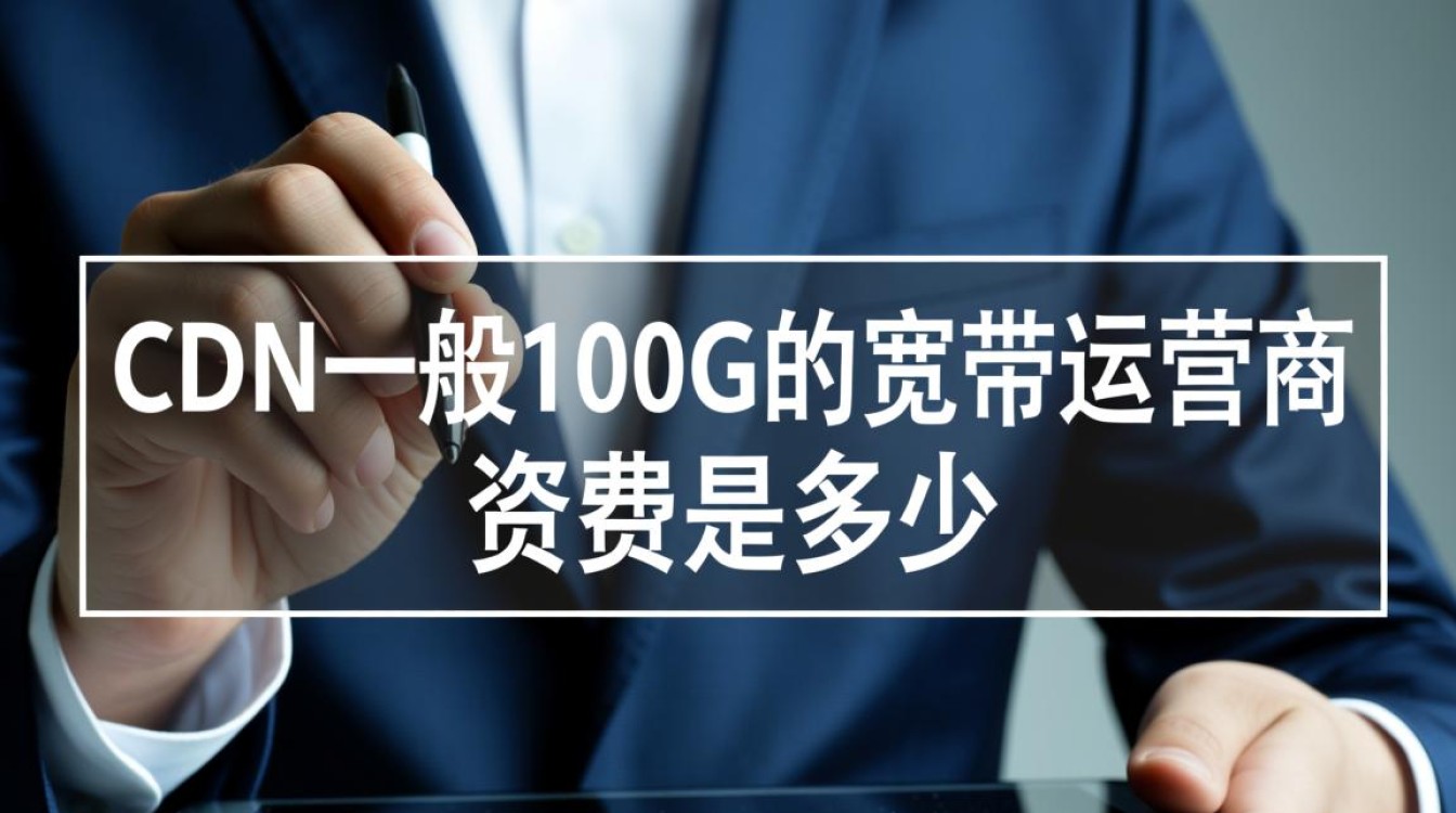 CDN运营商100G流量是怎么计费的？一个月大概需要多少钱？