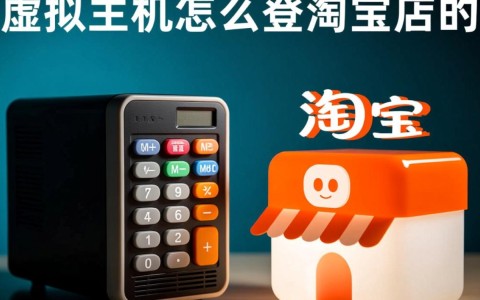 虚拟主机真的能登录淘宝店铺后台吗？求正确方法。
