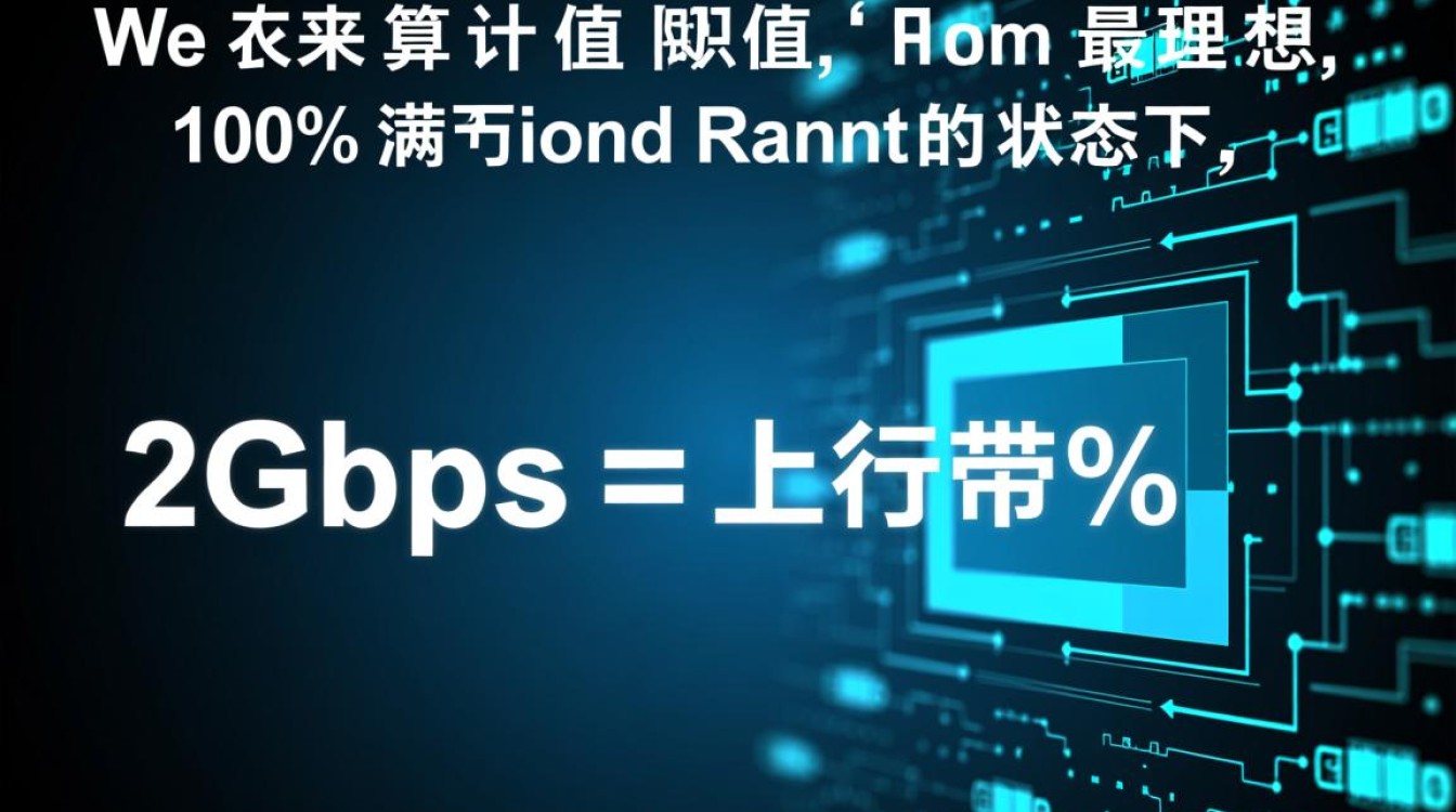 CDN上行带宽2G一个月能跑多少流量？如何计算？