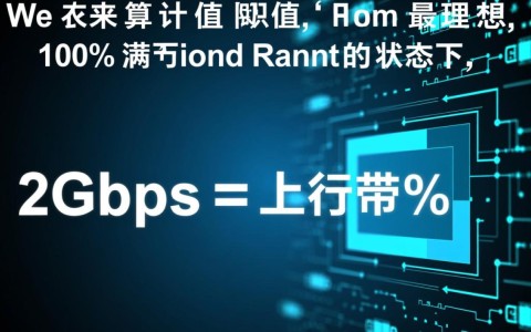 CDN上行带宽2G一个月能跑多少流量？如何计算？