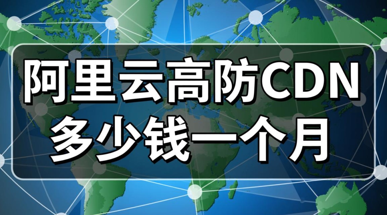 阿里云高防cdn一个月具体费用是怎么计算的？