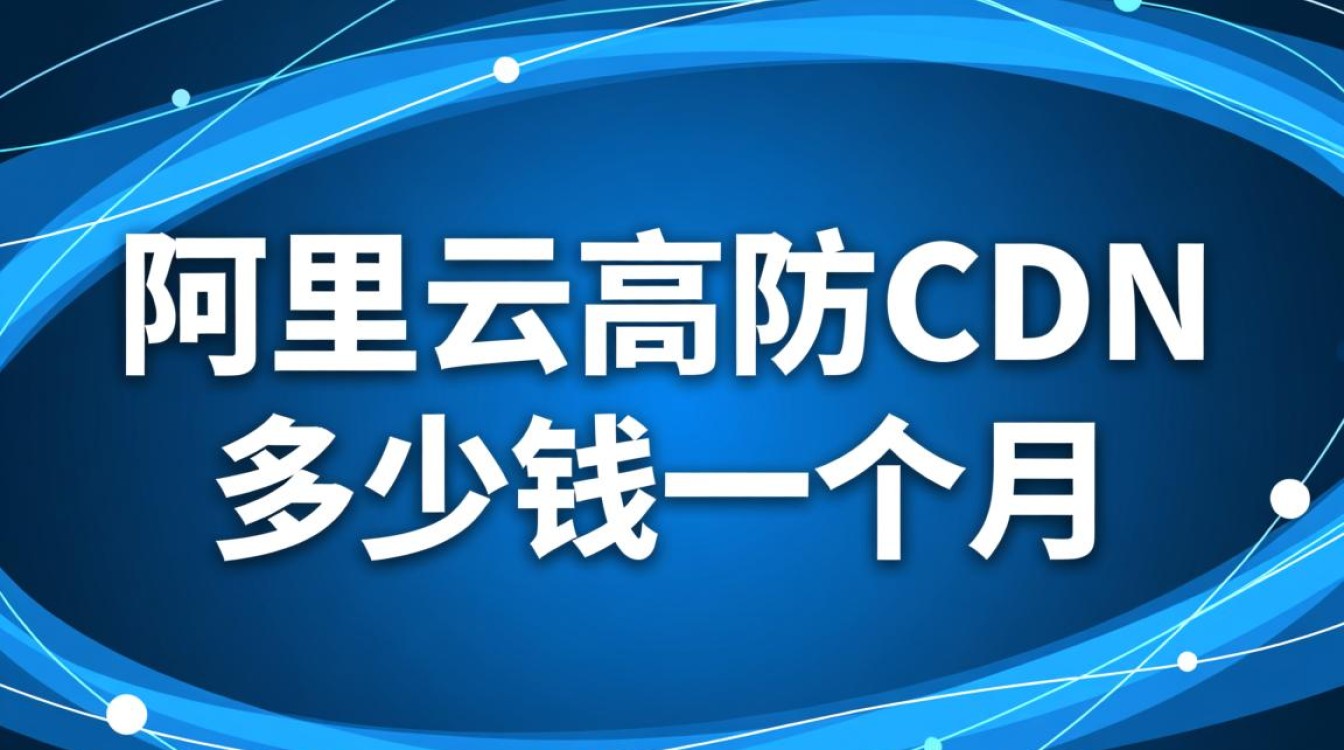 阿里云高防cdn一个月具体费用是怎么计算的？