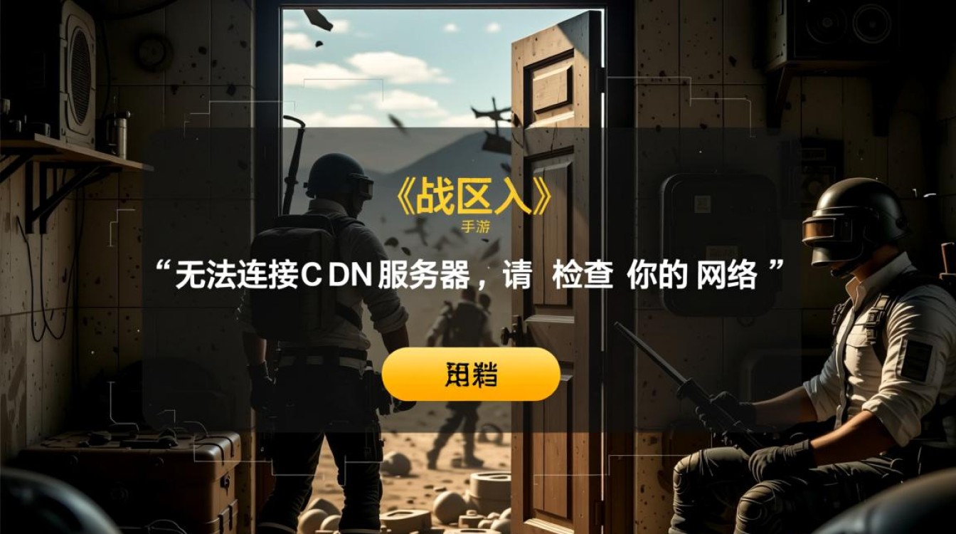 战区手游无法连接CDN服务器，检查网络也没用该怎么办？