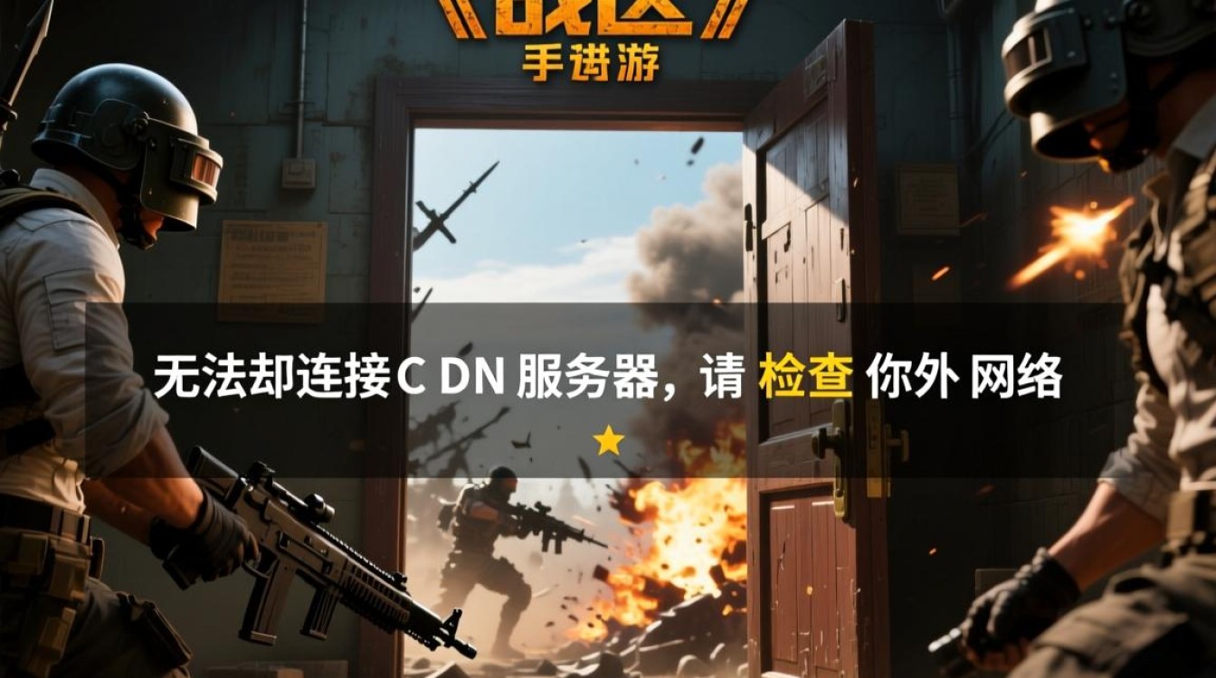 战区手游无法连接CDN服务器，检查网络也没用该怎么办？