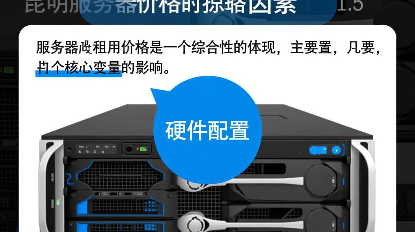 昆明租服务器价格一般是多少？如何选择高性价比的？