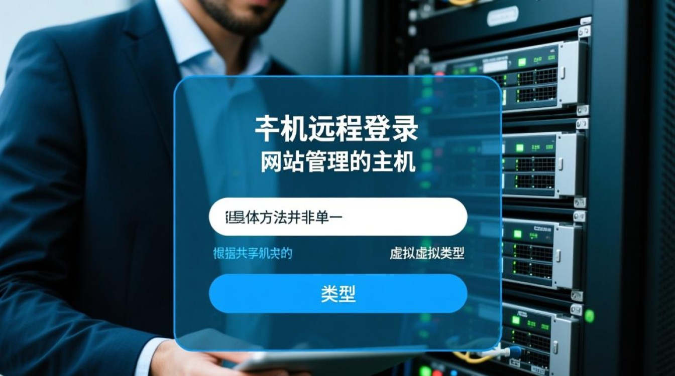 虚拟主机远程登陆的正确方法是什么？