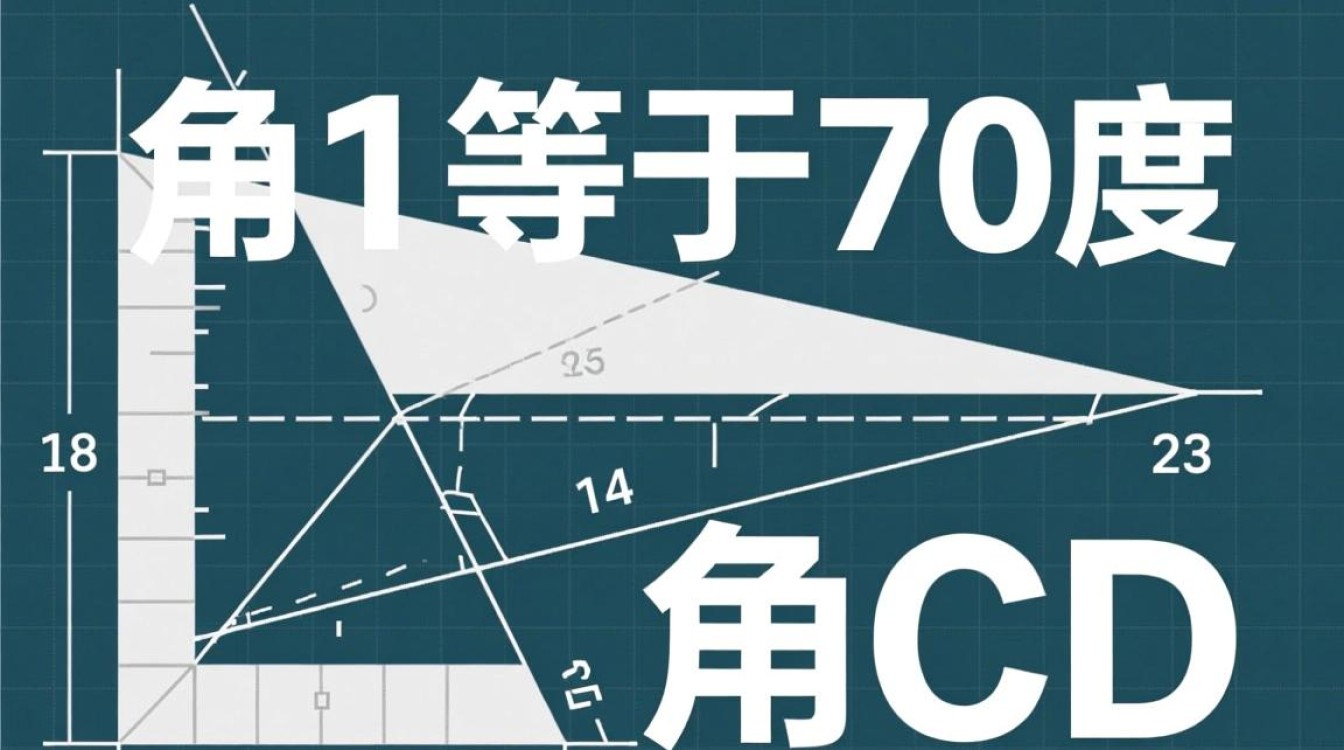 角1等于70度角cdn等于125度，几何题如何求解？