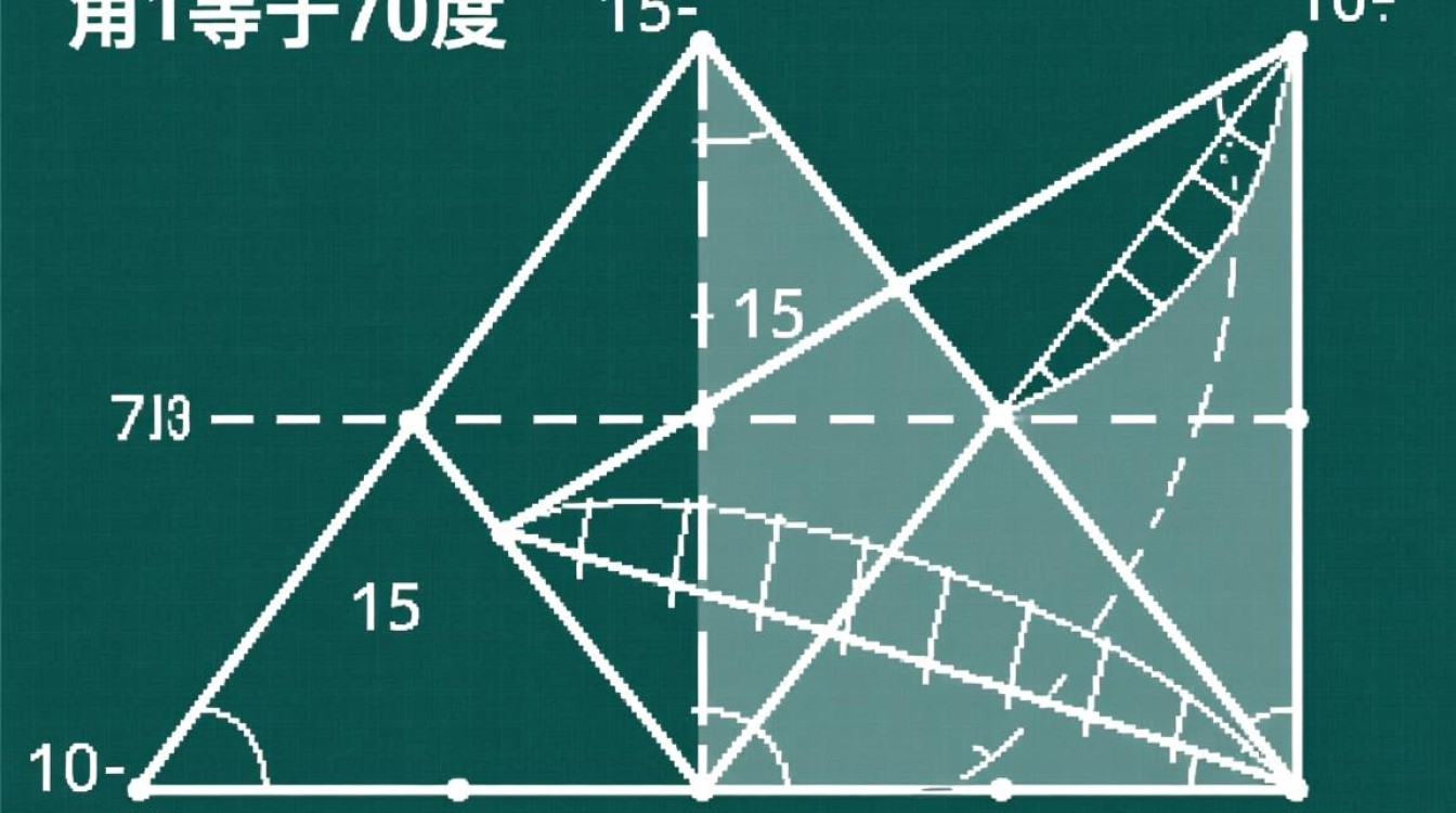 角1等于70度角cdn等于125度，几何题如何求解？