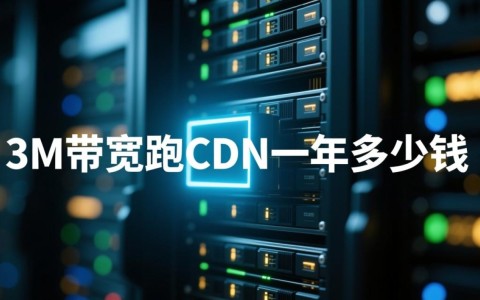 3M带宽的CDN一年费用大概是多少？