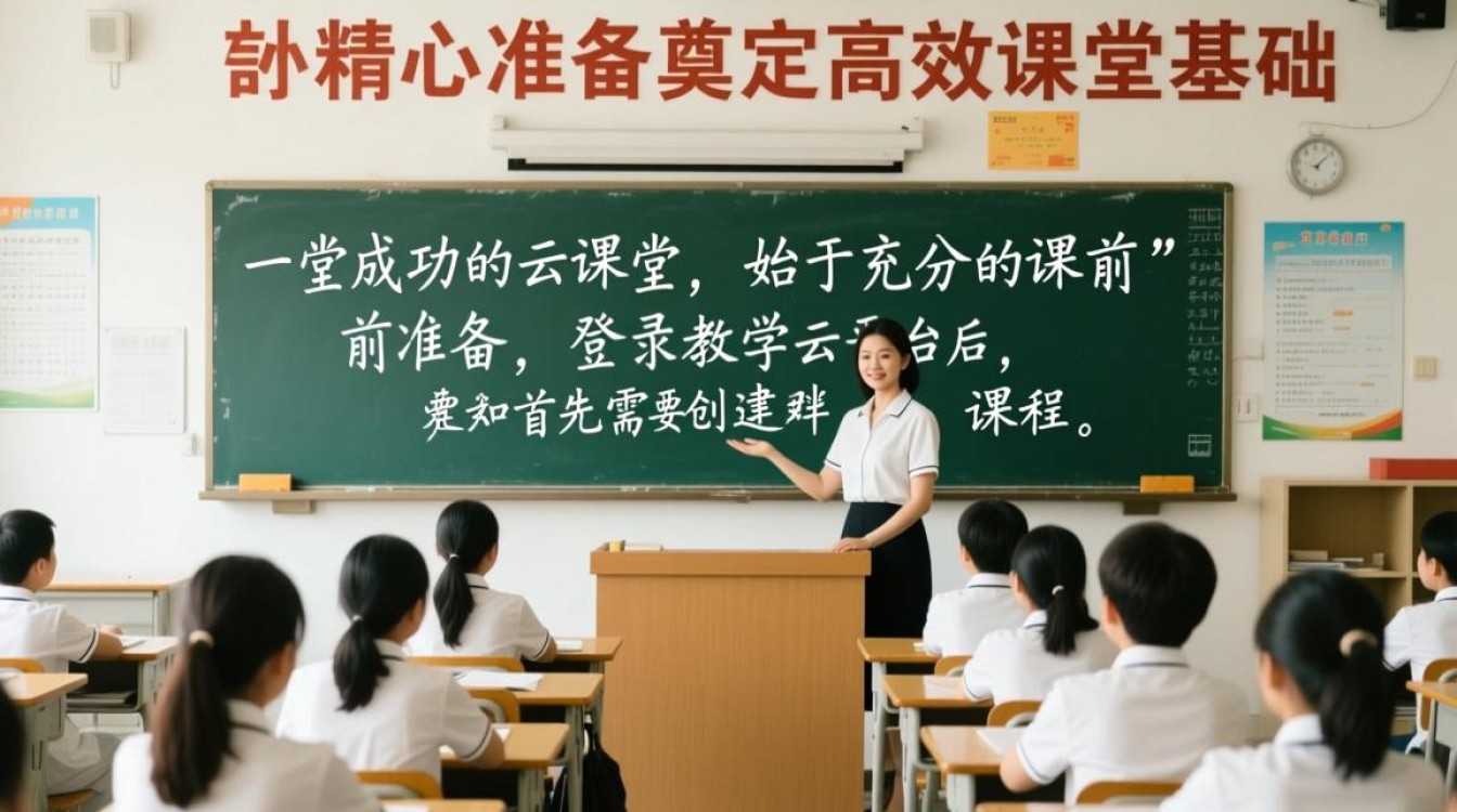 教师如何用智慧教学云平台管理云课堂？