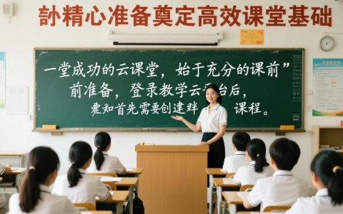 教师如何用智慧教学云平台管理云课堂？