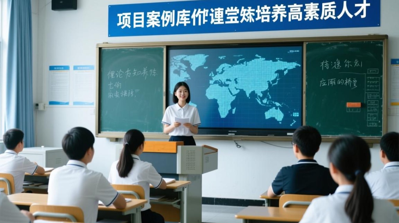 如何在智慧教学云平台管理项目案例库？