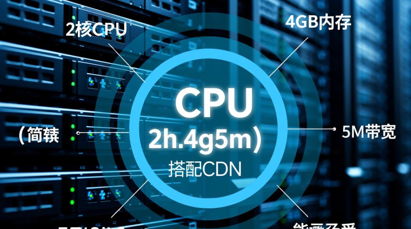 2核4G5M服务器加CDN能抗住多少并发用户同时在线访问？