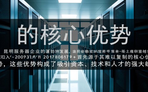 昆明企业如何选择服务器公司才能避免后续麻烦？