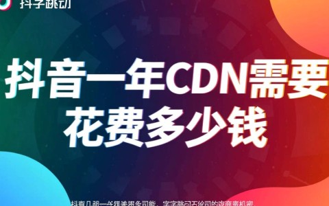 抖音一年CDN花费为何如此之高？揭秘短视频天价账单。