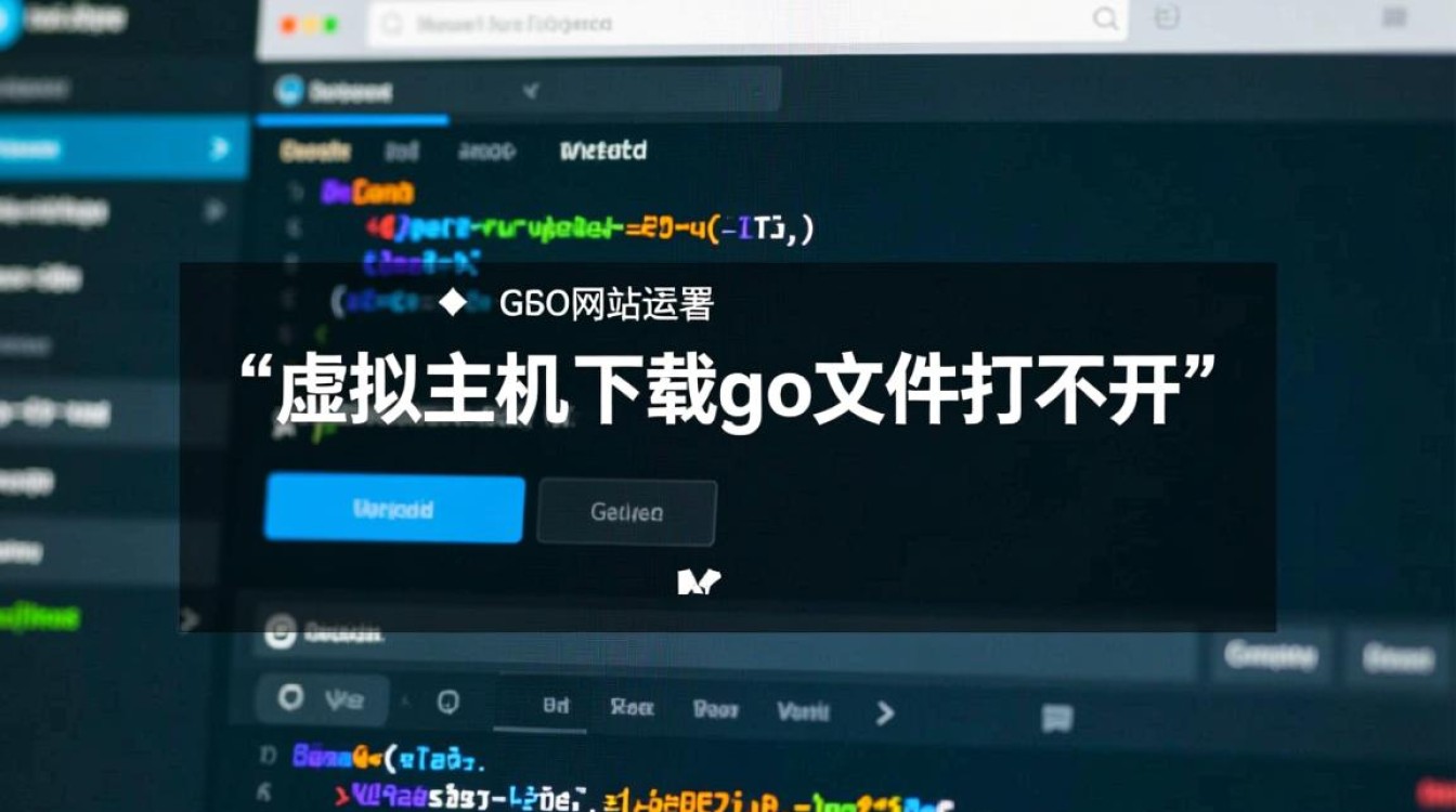 虚拟主机下载go文件打不开，要如何正确打开？