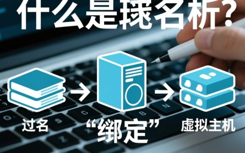 新手域名如何解析并绑定到虚拟主机，才能让网站成功访问？
