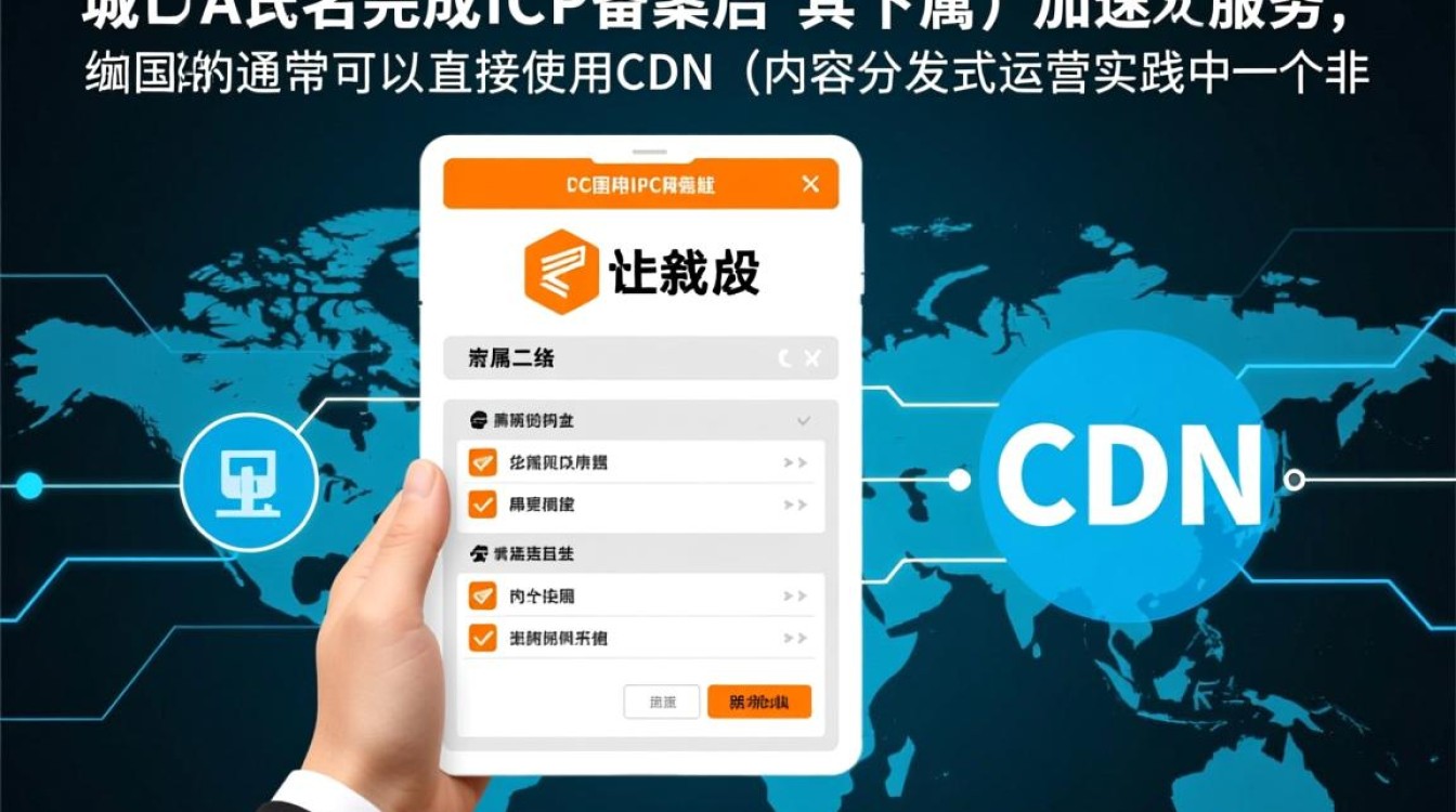 主域名备案后，二级域名使用CDN加速服务需要单独备案吗？