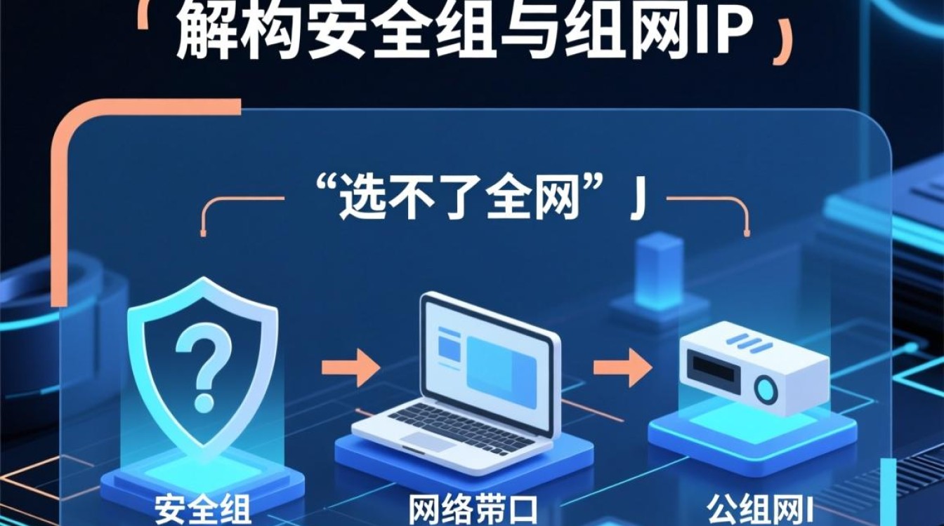 为什么安全组在配置公网访问规则时选不了IP？