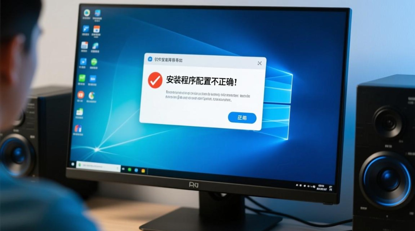 安装程序配置不正确的原因和解决方法是什么？