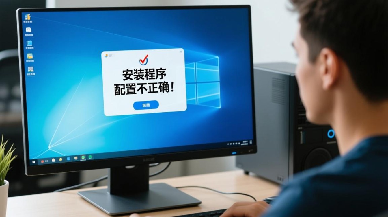 安装程序配置不正确的原因和解决方法是什么？