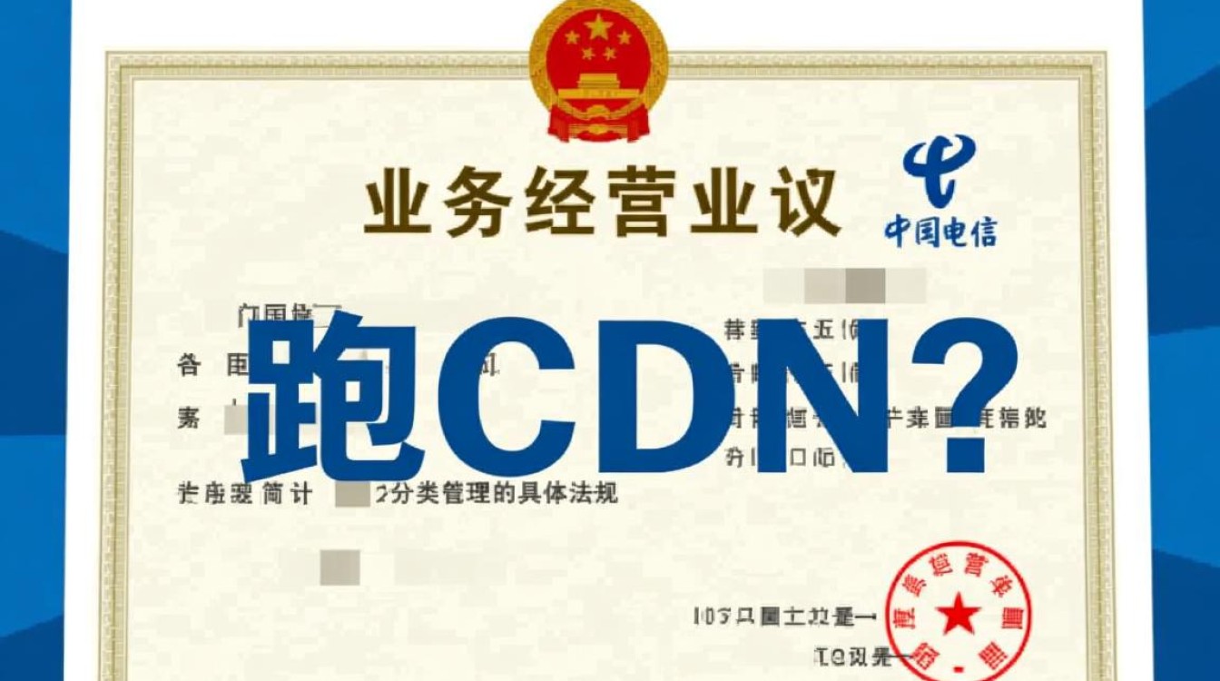 没有CDN许可证，用电信业务经营许可证跑CDN合规吗？