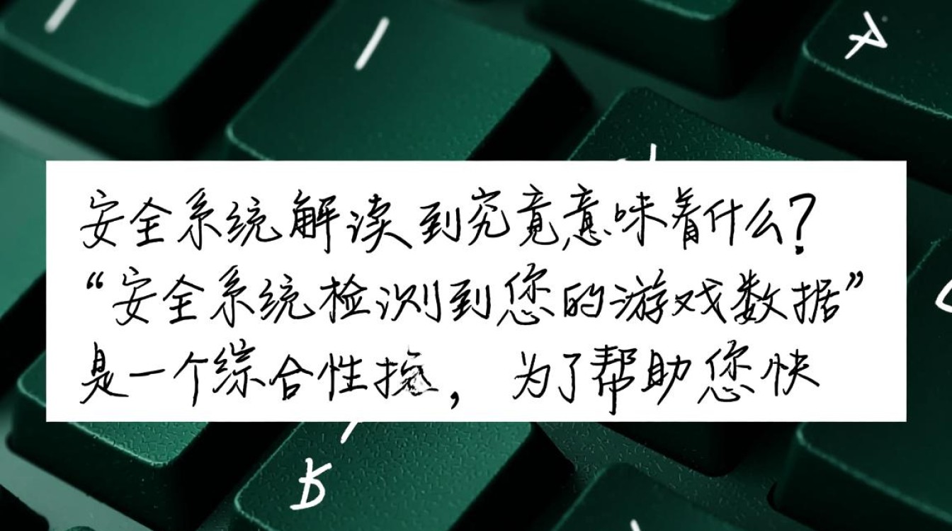 安全系统检测到您的游戏数据