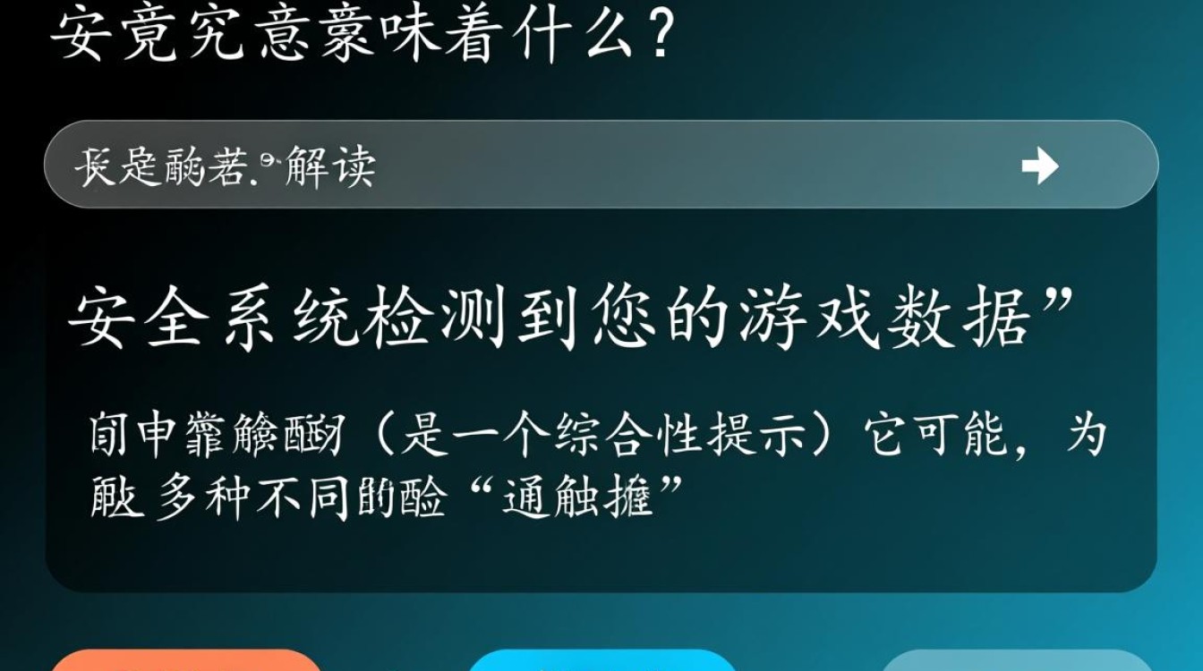 安全系统检测到您的游戏数据