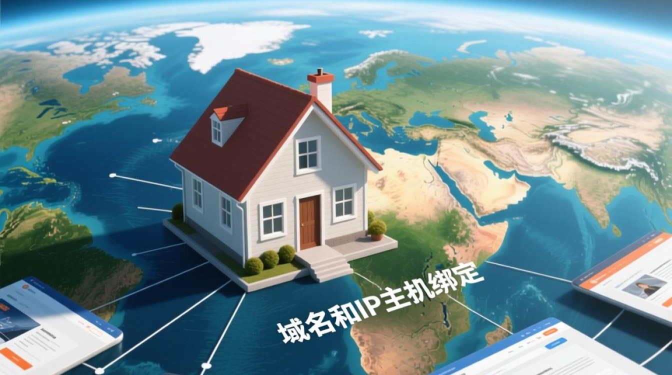 域名和IP主机绑定的具体详细步骤是什么？