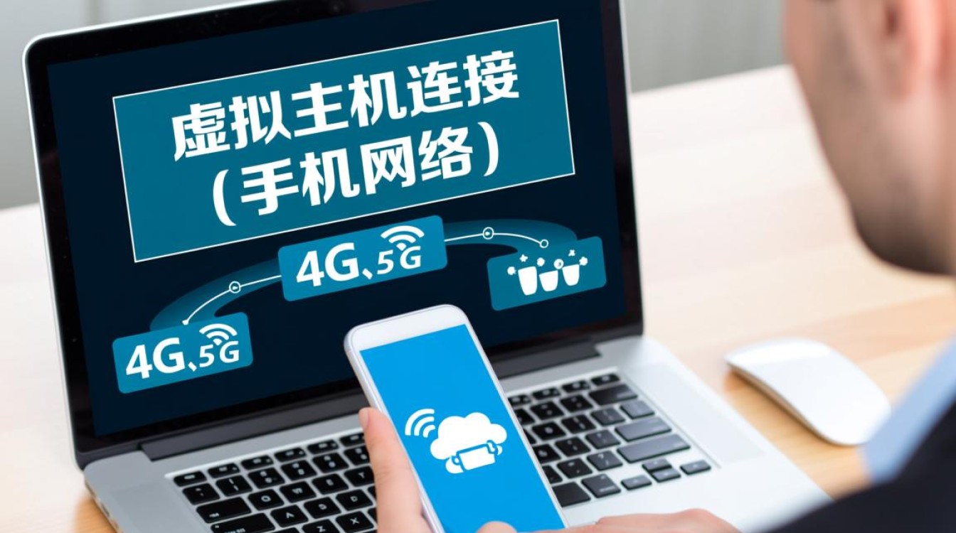 在没有Wi-Fi的情况下，虚拟主机要如何实现连接手机网络呢？