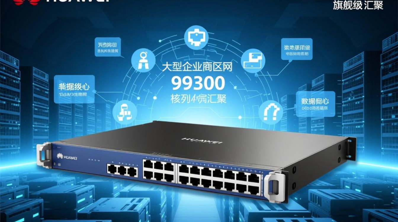 华为9300交换机配置VLAN实现不同网段互通的关键步骤是什么？