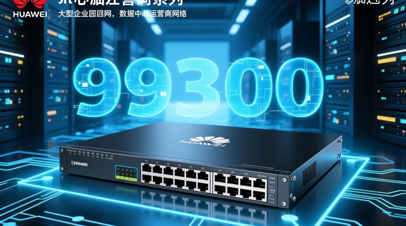 华为9300交换机配置VLAN实现不同网段互通的关键步骤是什么？