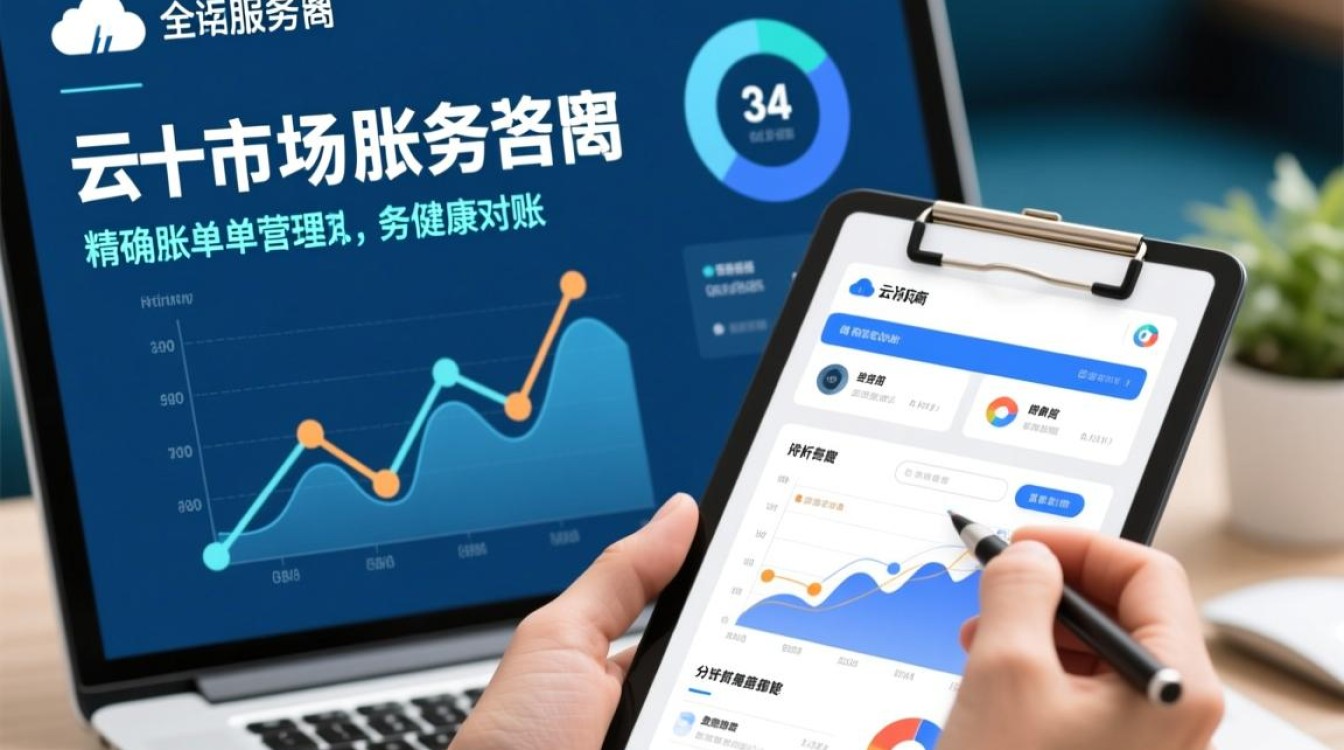 云市场服务商如何导出账单并进行管理操作？