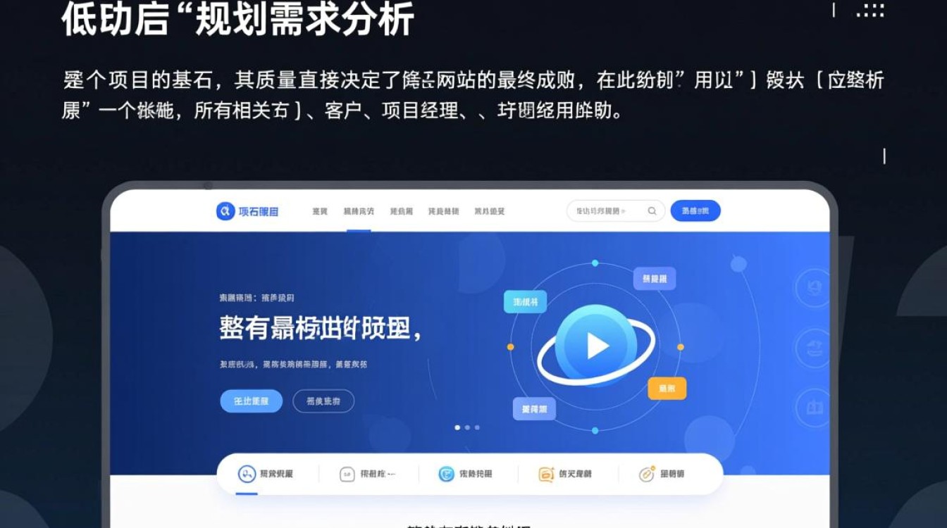 网站开发的完整流程图，从策划到上线都包含什么？