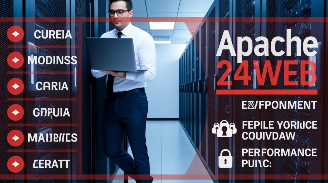 apache24服务器配置时，如何优化性能与安全？