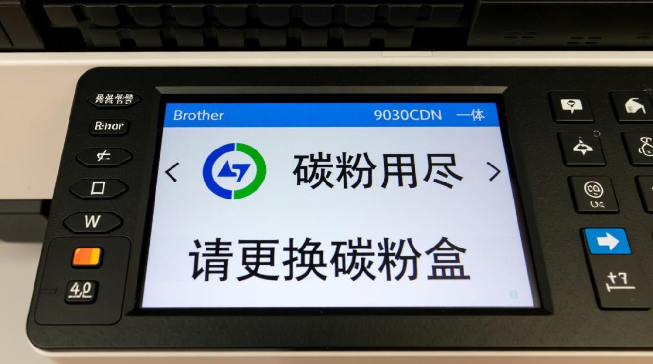 兄弟9030CDN一体机更换新碳粉后提示，碳粉怎么复位操作？