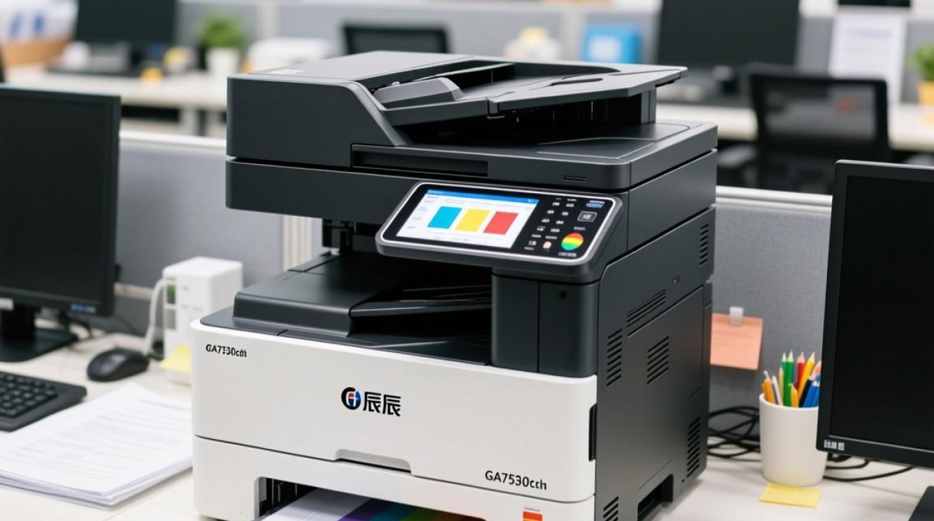 立思辰GA7530cdn打印机怎么更换墨盒？