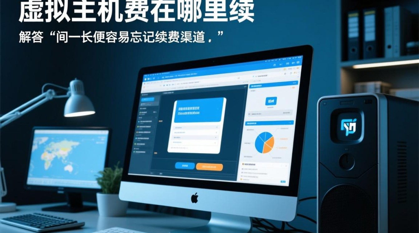 我的虚拟主机要续费，可后台找不到入口在哪啊？