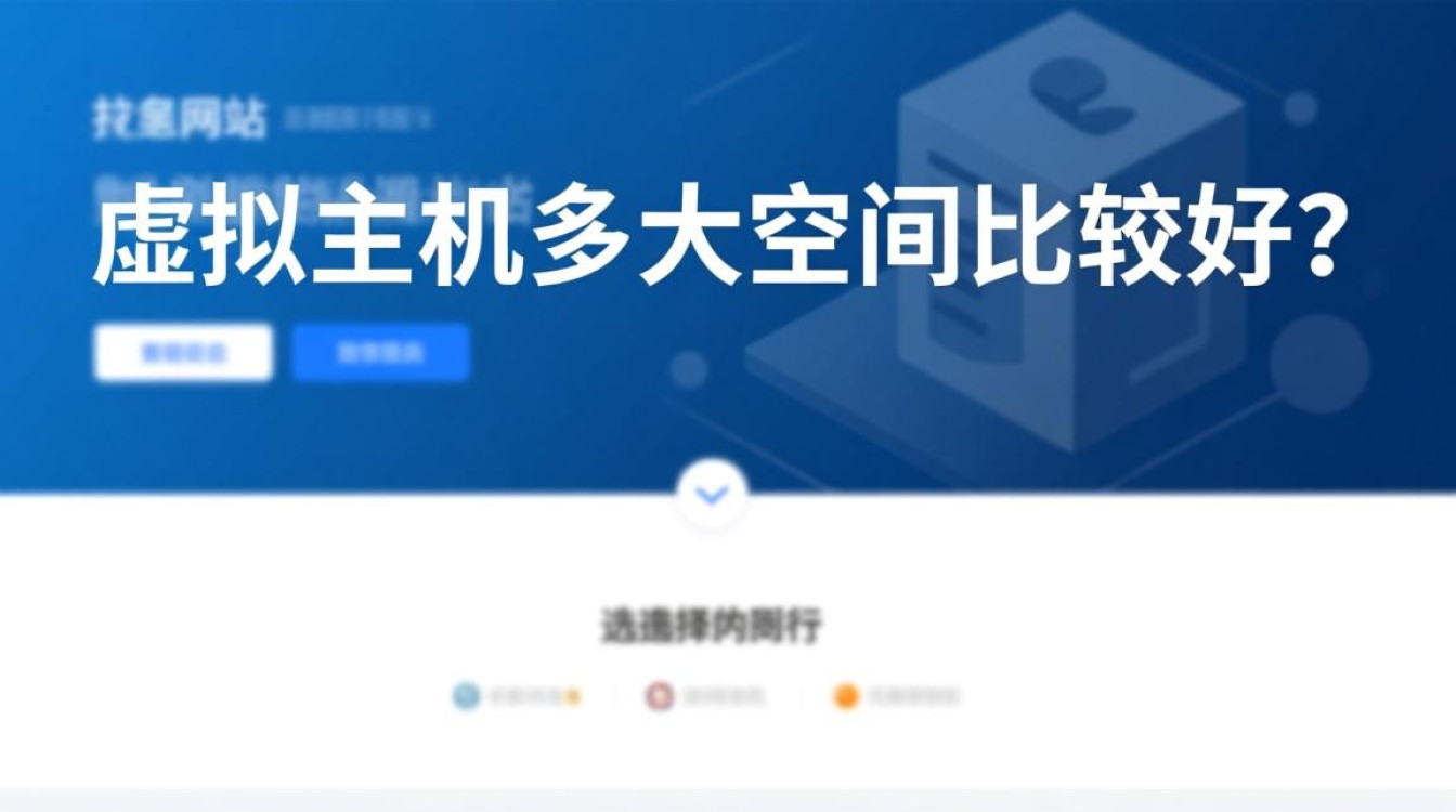 虚拟主机空间大小怎么选才合适不浪费钱？