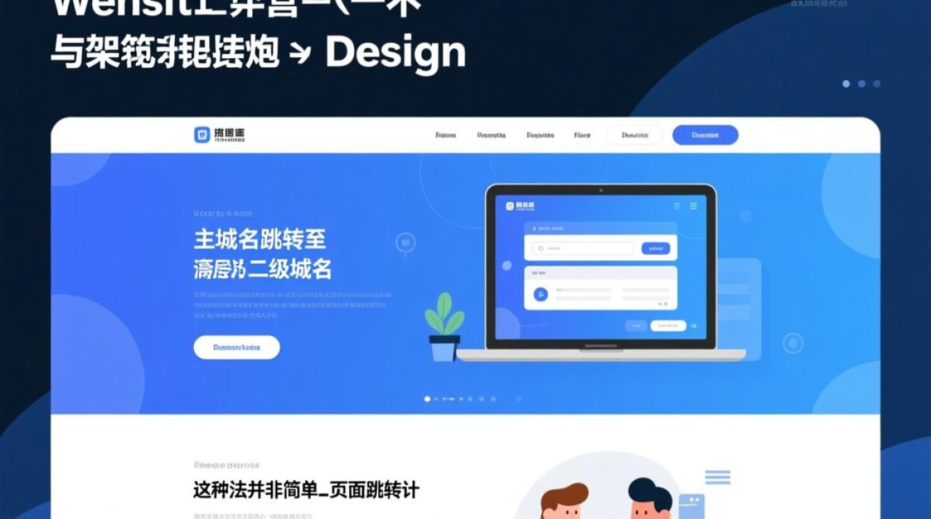 为什么主域名会自动跳转到二级域名？