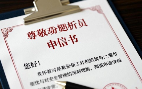 安全科数据分析员申请书需具备哪些核心能力与经验？