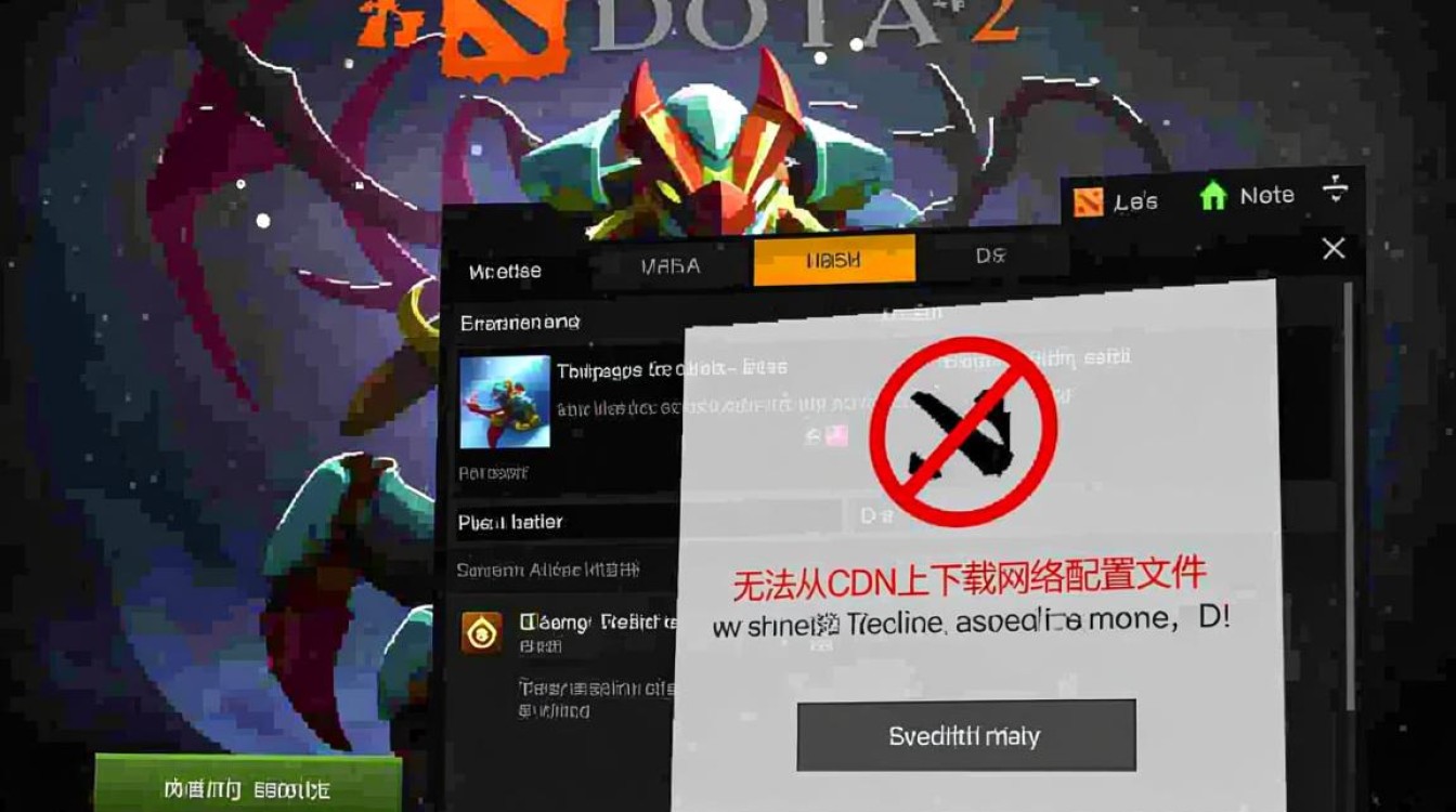 Dota2无法从CDN下载网络配置文件了该怎么办？