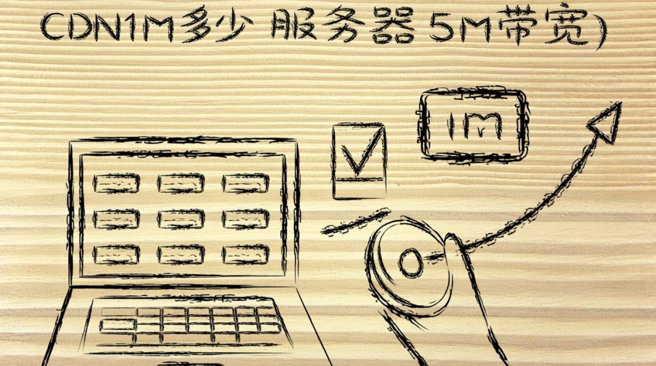 1M的CDN需要多少服务器，5M带宽够用吗？
