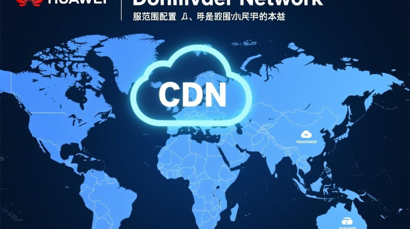 华为云CDN的服务范围具体在哪里进行变更设置？