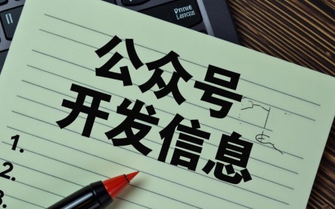 开发公众号需要提供哪些信息，具体是什么意思？