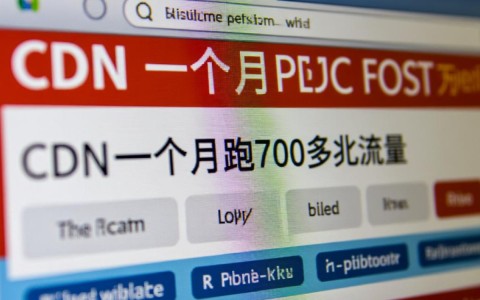 CDN一个月700多兆流量，这个量算多还是算少呢？
